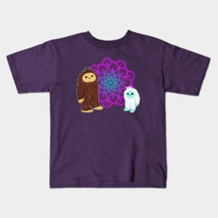 Baby Squatch and Yeti Kids T-Shirt